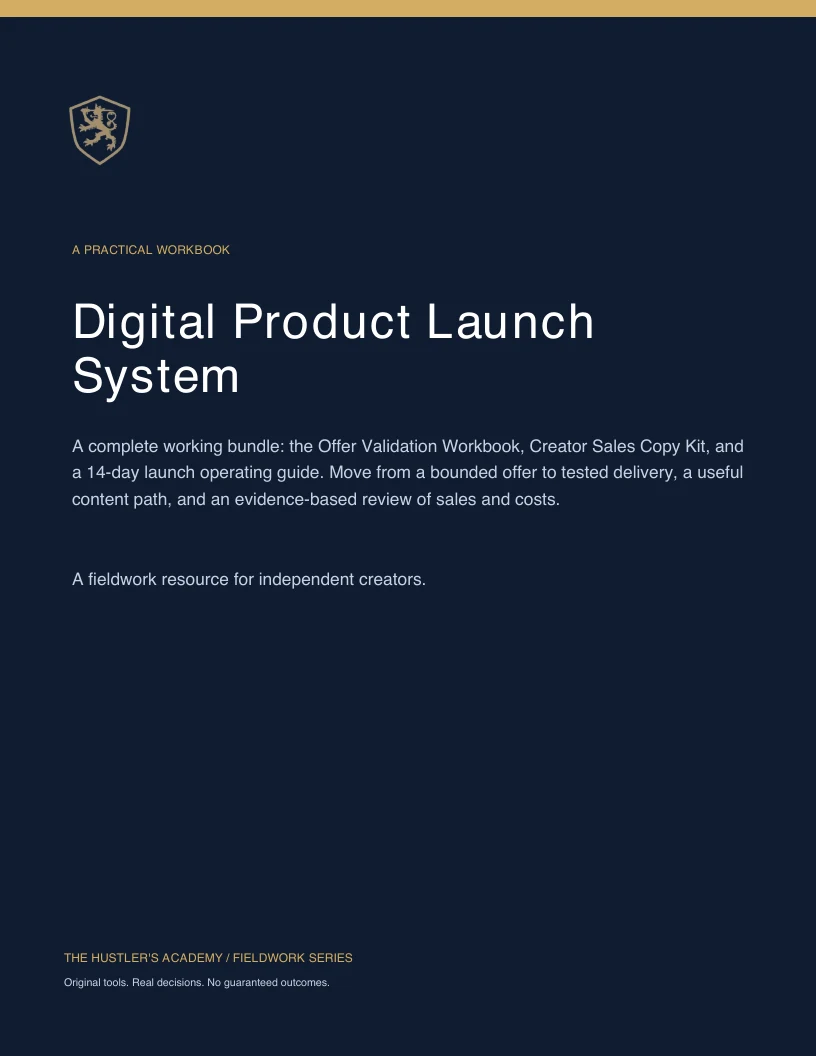 Cover of Digital Product Launch System